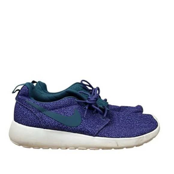 Nike Roshe Run Purple & Teal Athletic Sneaker 6.5 - Picture 1 of 7